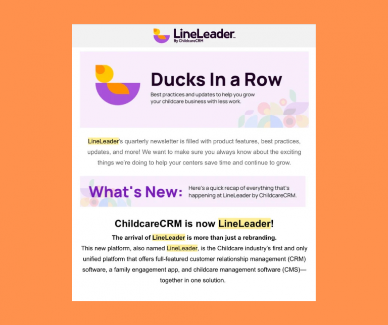 LineLeader Email Newsletter